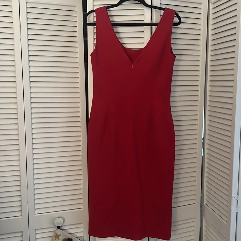 Dolce & Gabbana Red Midi Dress - Picture 2 of 4